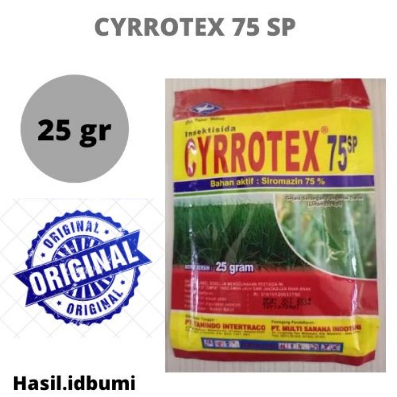 Cyrrotex 75 SP Insektisida 25 Gram Original Kemasan Pabrik
