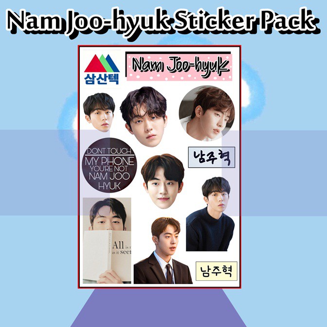 

aesthetic tumblr stiker hp Nam Joo Hyuk Sticker Pack