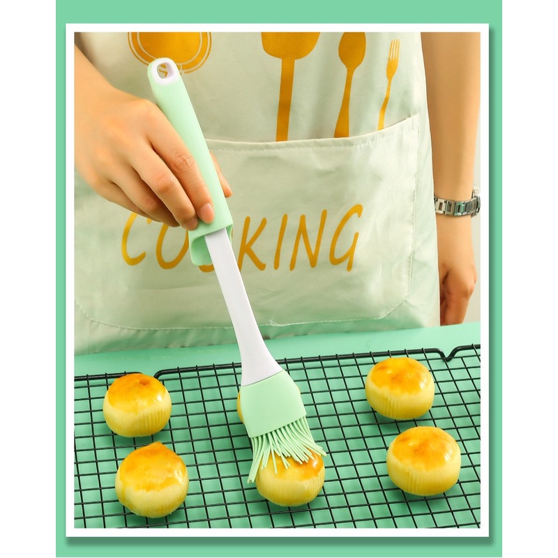 ready to ship !!! Silicone spatula barbecue brush kitchen baking tools butter spatula silicone oil brush cream spatula OWT