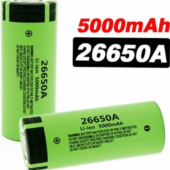 Battery 26650 26650A Batre Baterai Panasonic 5000Mah