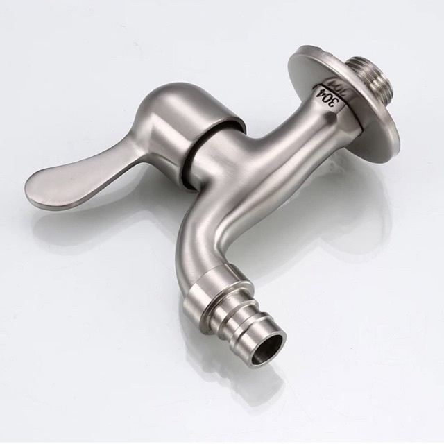 Kran Air Keran Tembok Taman Cucut - Kran Mesin Cuci Stainless - Wall Faucet KTM 1000