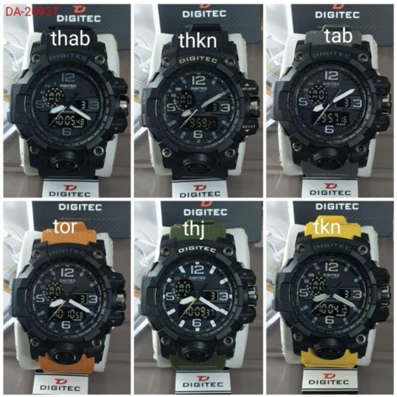 Jamtangan Pria Original / DIGITEC DA-2093t / DIGITEC 2093 / Jamtangan Digitec Cowok