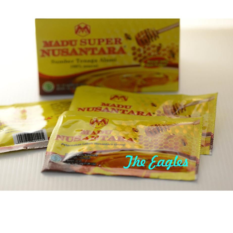 

FLASH SALE Madu Super Nusantara sachet 10 berat 200gr 100 ALAMI asli sehat murah dengan Royal Jelly