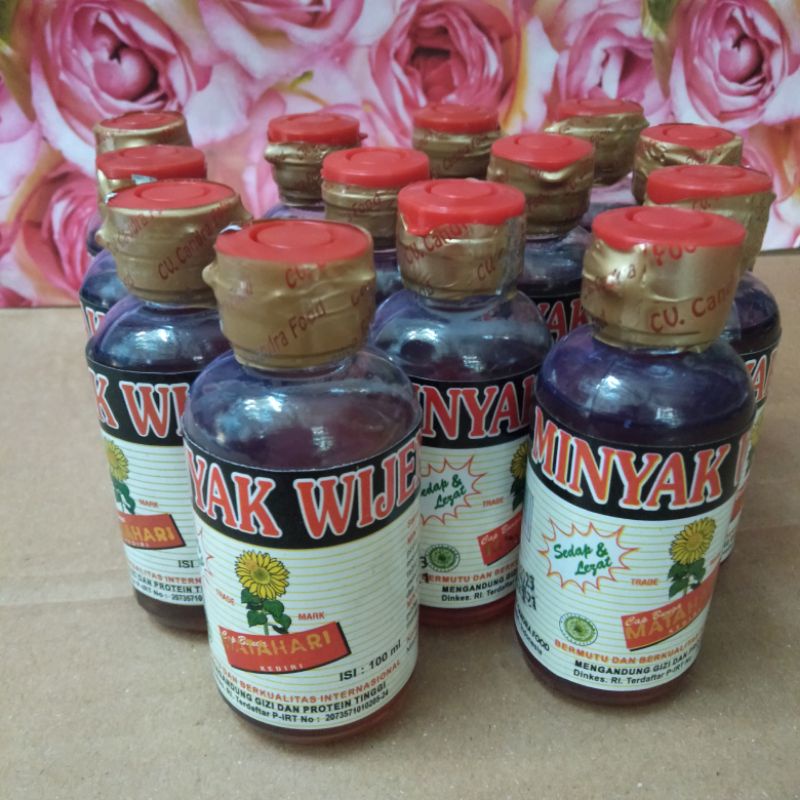 Minyak Wijen cap Bunga Matahari / Dahlia /Sriti 100 dan 150/135 ml ( Halal )