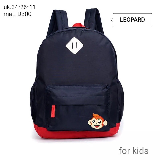 Tas Backpack For Kids Motif MONKEY /tas ransel anak cowok cewek /tas anak jagoan /tas punggung