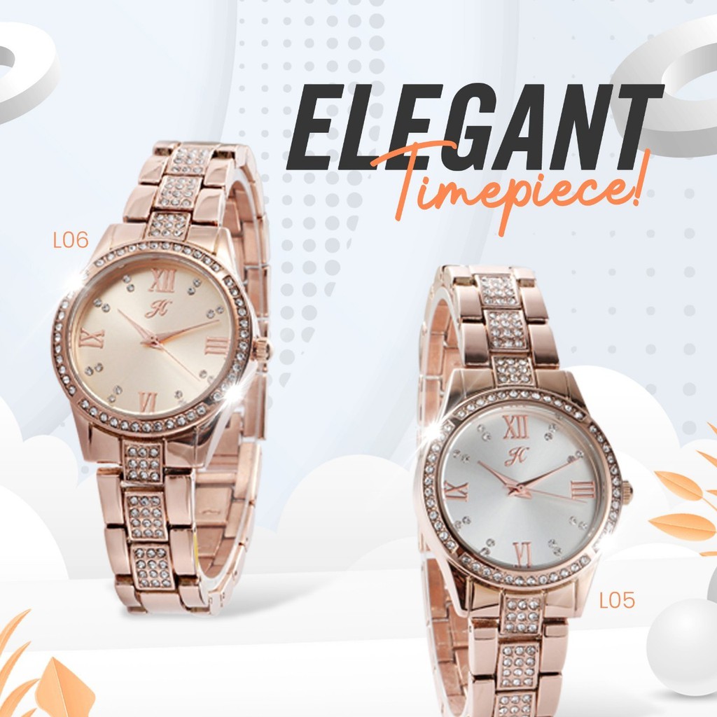 Jims Honey Timepiece JT 8120 jam tangan keren elegan berkualitas (water resistant/tahan air)