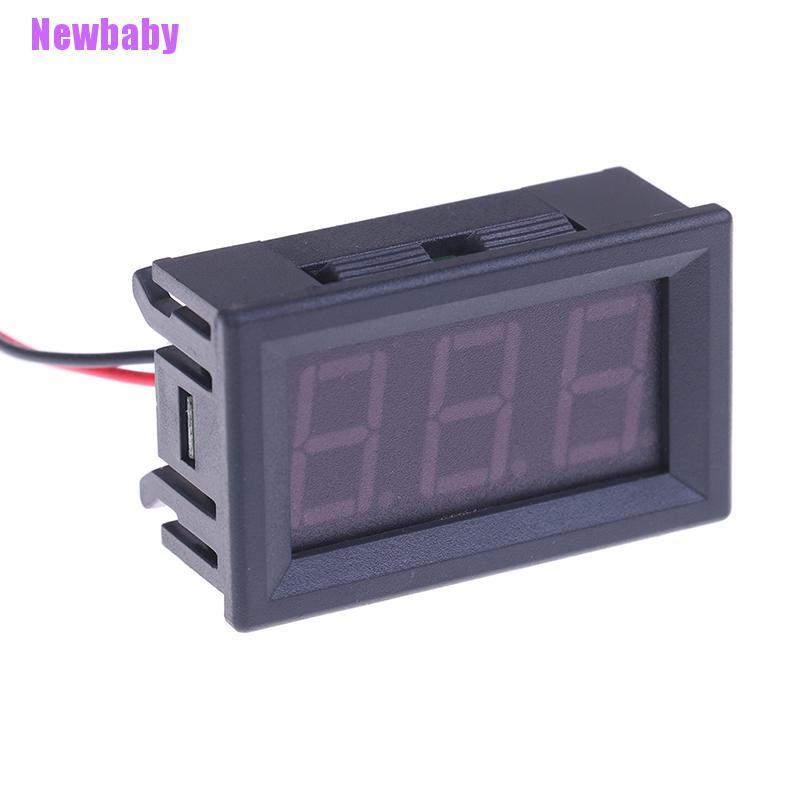 (Newbaby) Voltmeter digital AC 70-500V 2 Kabel Dengan Layar LED