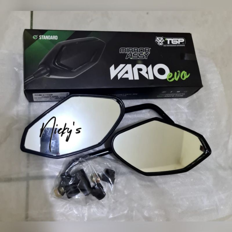 TGP Spion Evo Vario Tangkai Pendek Universal Honda Cembung Tangkai Standar Model All New Vario 125 150 2018 Beat Supra Genio Scoopy Spacy Revo Karisma Kharisma Legenda Grand Mega Pro-3