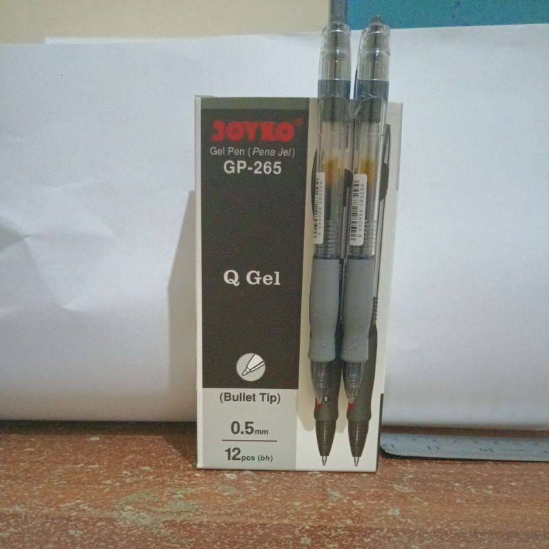 

pulpen Gel joyko Q Gel GP-265 (SATUAN)