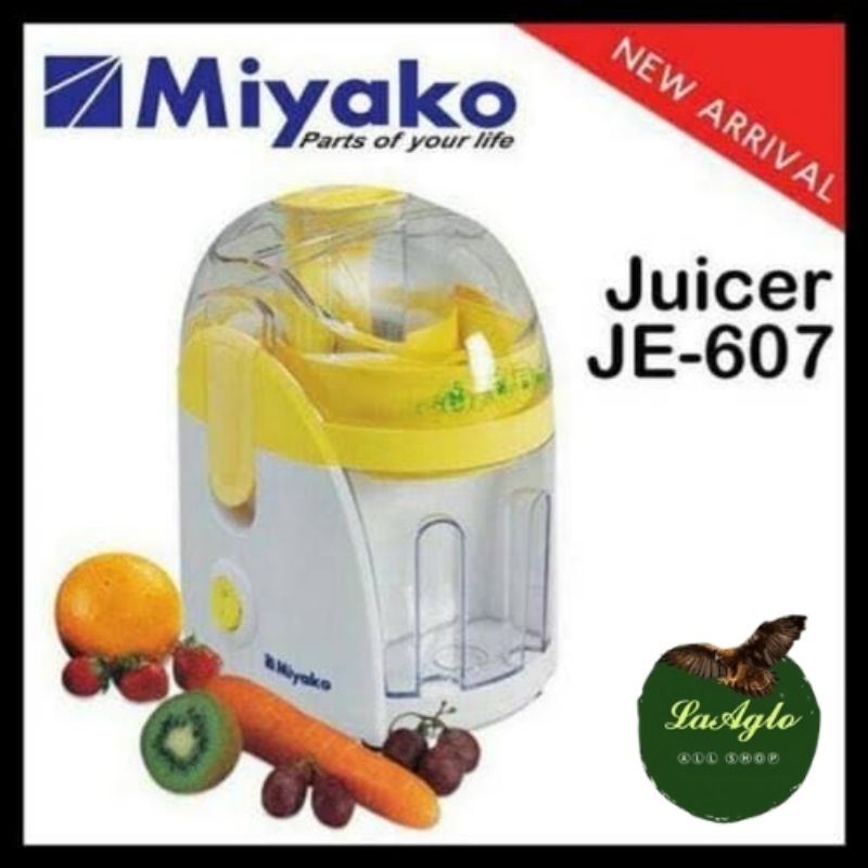 Miyako Fruit Extractor Juicer JE 607 Alat Pembuat Jus Pengejus Juicer