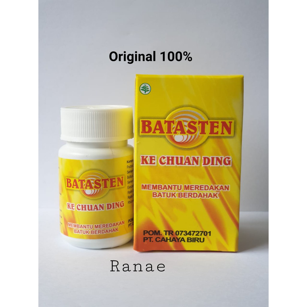 Batasten (Ke Chuan Ding) membantu meredakan batuk berdahak
