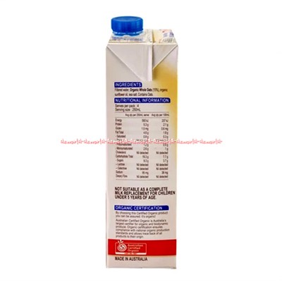 Pureharvest Natures 1L Soy Milk Oat Rice Milk Its Organic Original Susu Soya Kedelai Air Beras Susu Oatmilk UHT Siap Minum Pure Harvest Natural