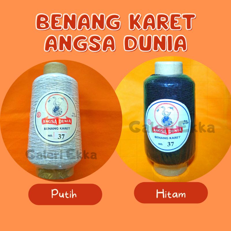Benang Karet Jahit merk Angsa Dunia