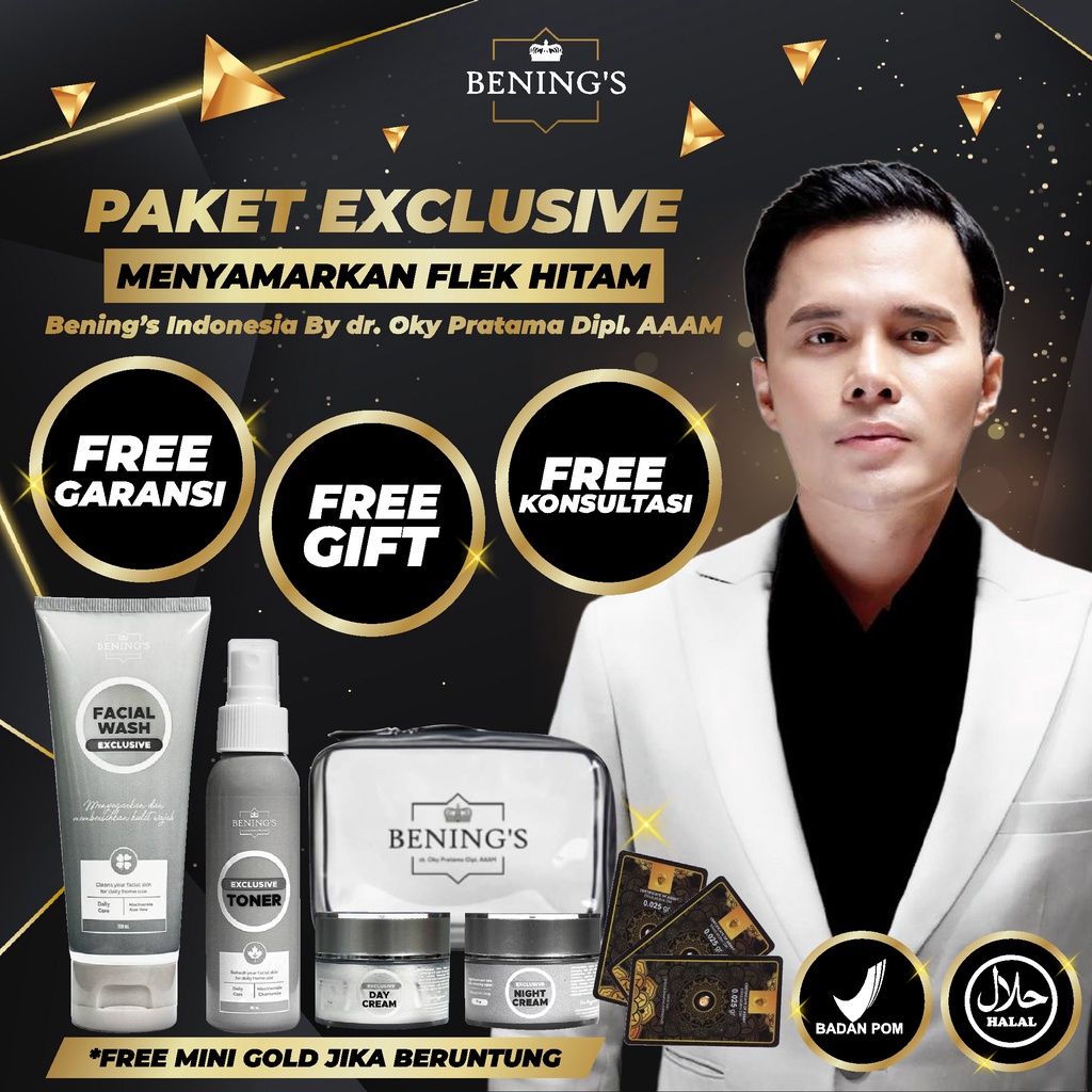 BENING'S PAKET EXCLUSIVE | MENGATASI MASALAH FLEK, MELASMA &amp; MENCERAHKAN