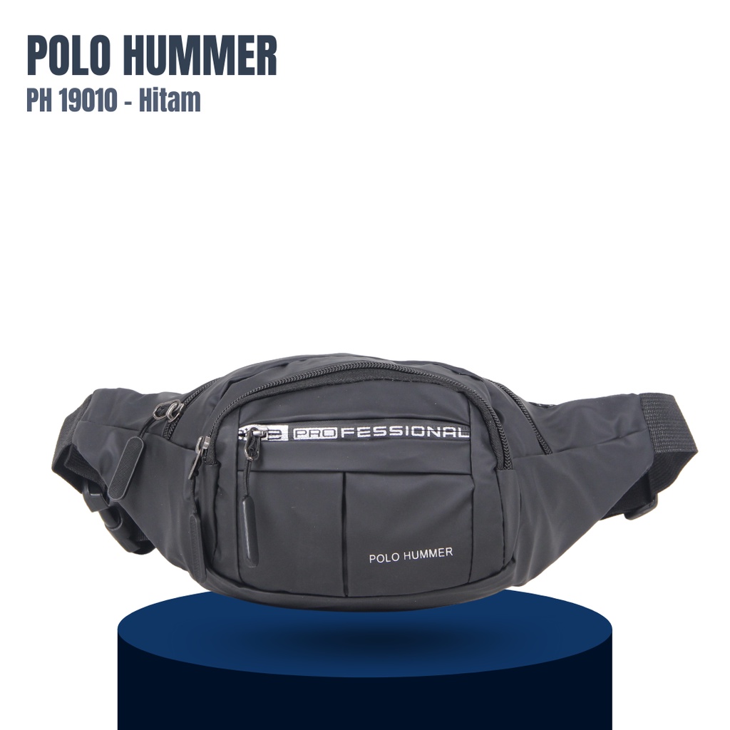 Tas Pinggang Pria Waterproof POLO HUMMER - Selempang Pria Murah Berkualitas