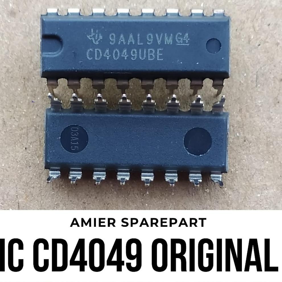 ₿ IC CD4049UBE CD4049 CD 4049 ⇉