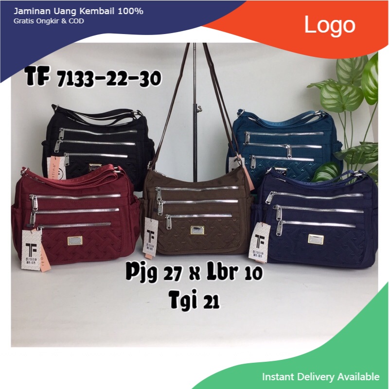 TAS SELEMPANG T’FAUSTINE BAHAN KANVAS