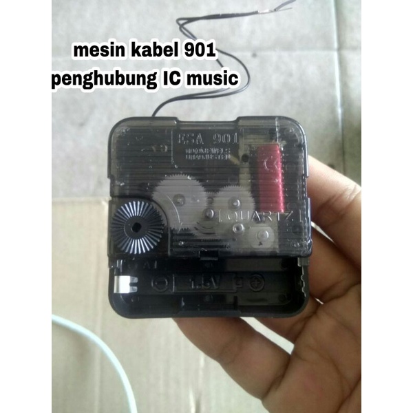Mesin jam dinding esa 901 penghubung ic music