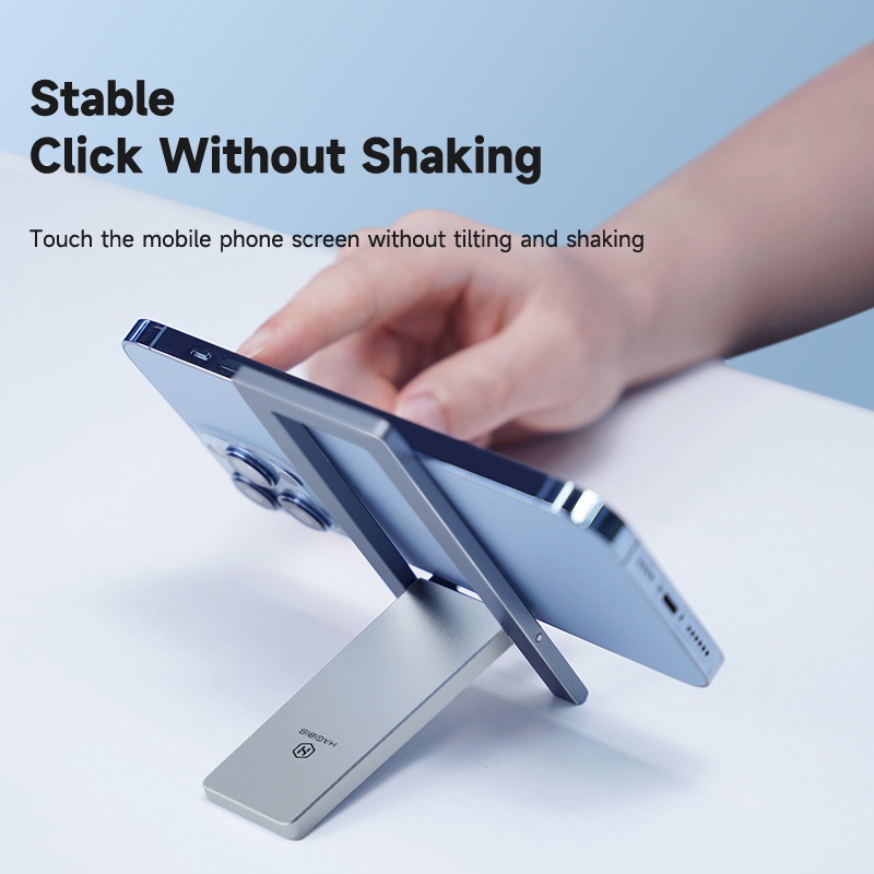 Hagibis Stand Holder Hp / Tablet Portable Bisa Dilipat Bahan Metal