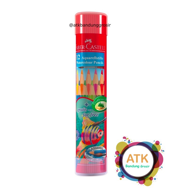 

Pensil Warna Faber Castell 12 L Water Colour Tin Round 115912 Termurah - SHESB