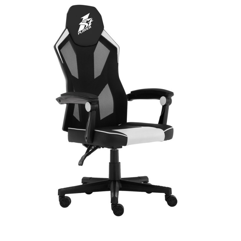 1STPLAYER P01 - BLACK WHITE - Comfort - All Steel Skeleton