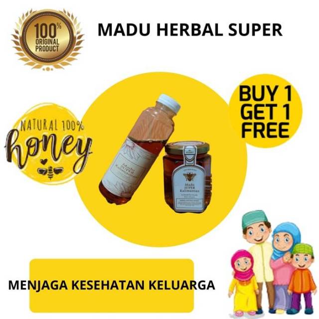 

Beli 1 gratis 1 Madu Super Kalimantan, lebah ternak