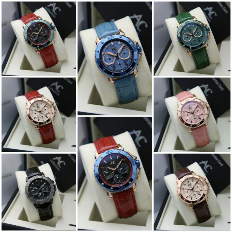 AC9205 Collection Jam Tangan Wanita Alexandre Christie AC 9205 Original Kulit