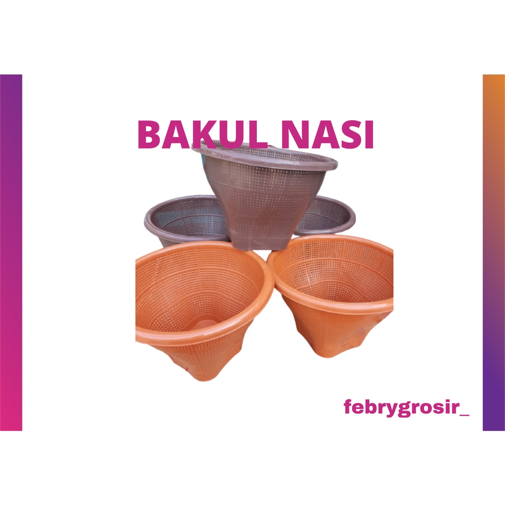 Jual Wakul Nasi Plastik Besar Bakul Wadah Nasi Jumbo Tempat Wakul