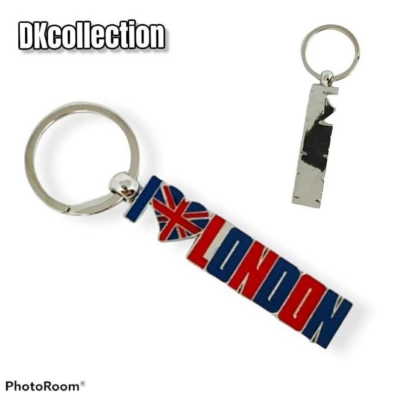 Gantungan kunci UK Souvenir London keychain UK gantungan kunci London ganci England Souvenir