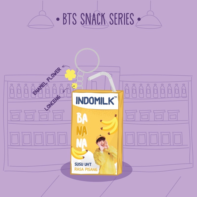 BTS SNACK SERIES KEYCHAIN