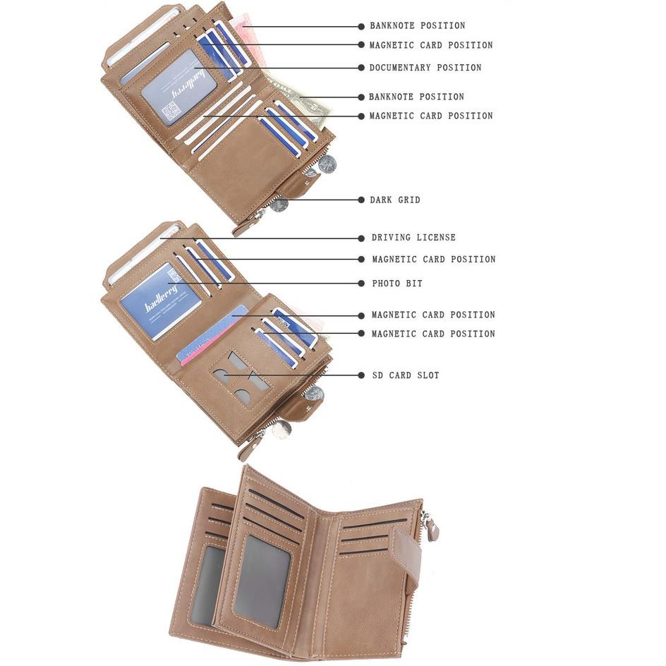 Dompet Lipat BAELLERRY Original D3218 [TGE. 697]
