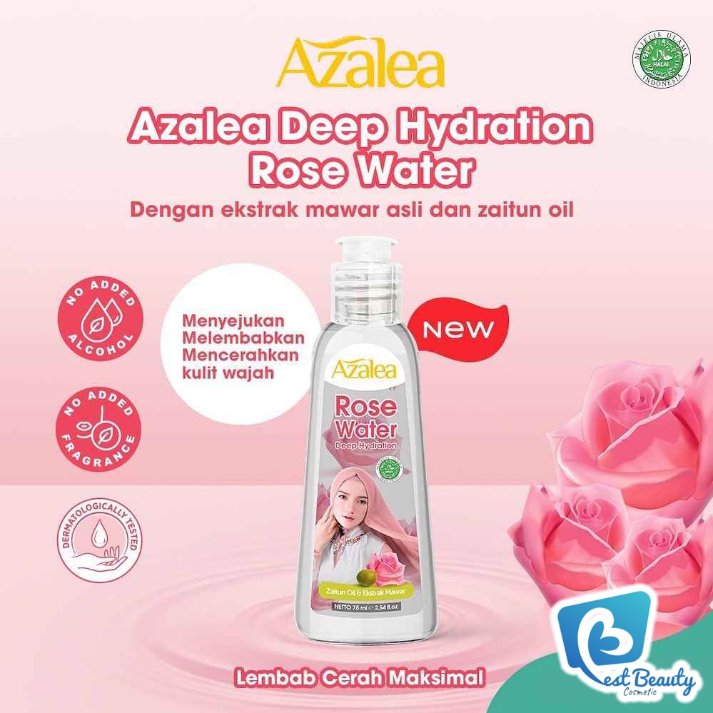 ★ BB ★ AZALEA Deep Hydration Rose Water 75ml