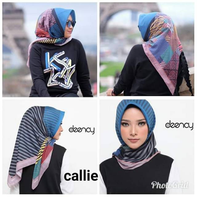 New arrival deenay voal printed scarf  callie murah original