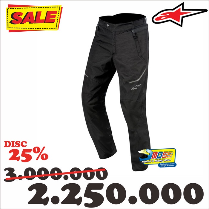 Celana Motor Alpinestars AST-1 Waterproof Black | Celana Touring