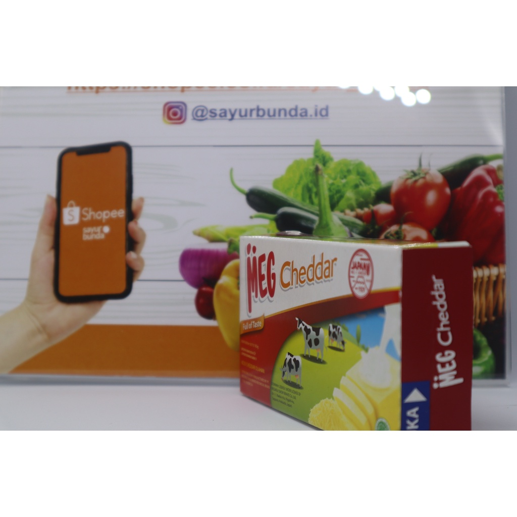 

Keju meg cheedar 165 gr(pack) - sayurbunda