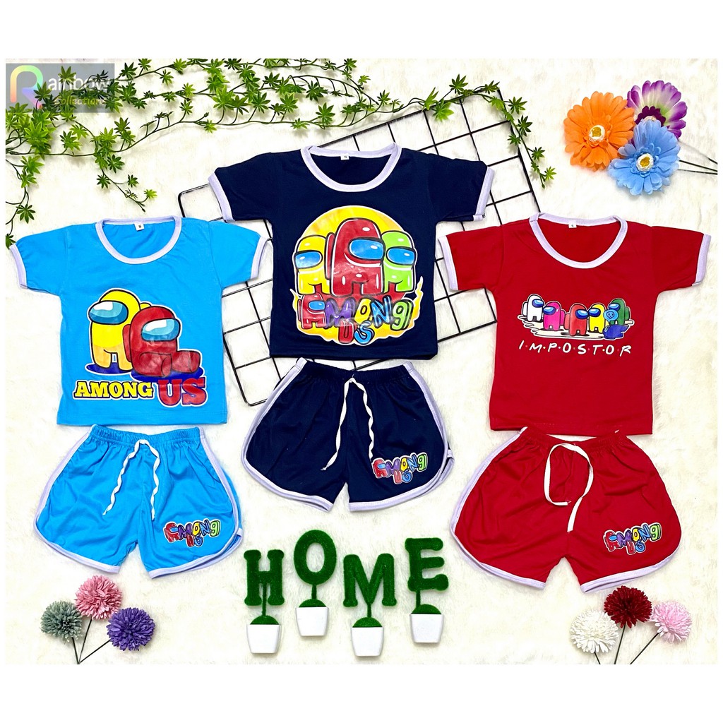 Rainbow - Setelan baju chup chup anak / setelan anak AMO US / setelan unisex