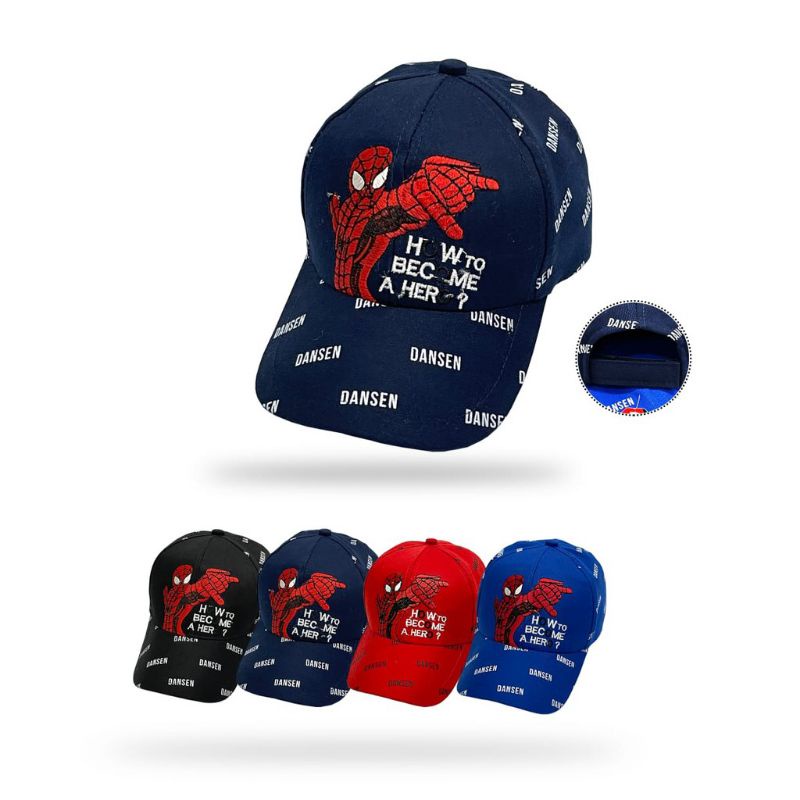 topi anak baseball terbaru karakter superhero