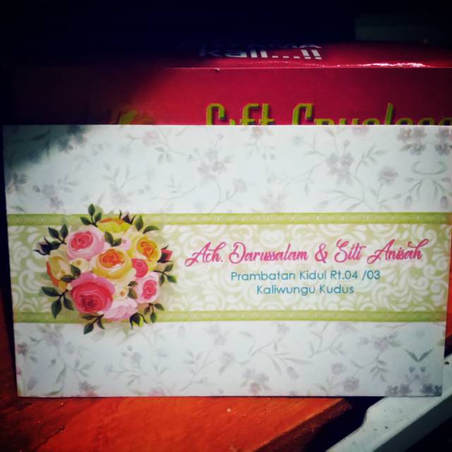 

Amplop motif untuk kondangan (gift envelope falah)