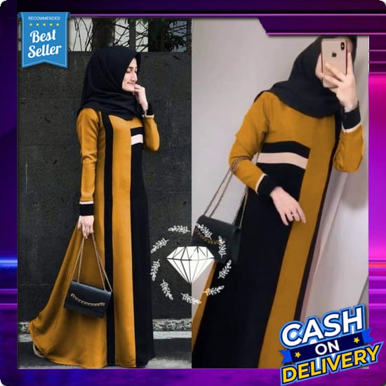 Syari Mewah / Elnara Syari / Syari Mewah Terbaru 2022 Lebaran / Syari Set / Syar'I / Syari Ceruty / 