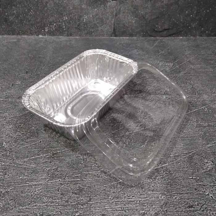 Foil | Tray P258 Plus Tutup Mika / Ox250 Isi 50 Pc Cetakan Kue Aluminium Foil