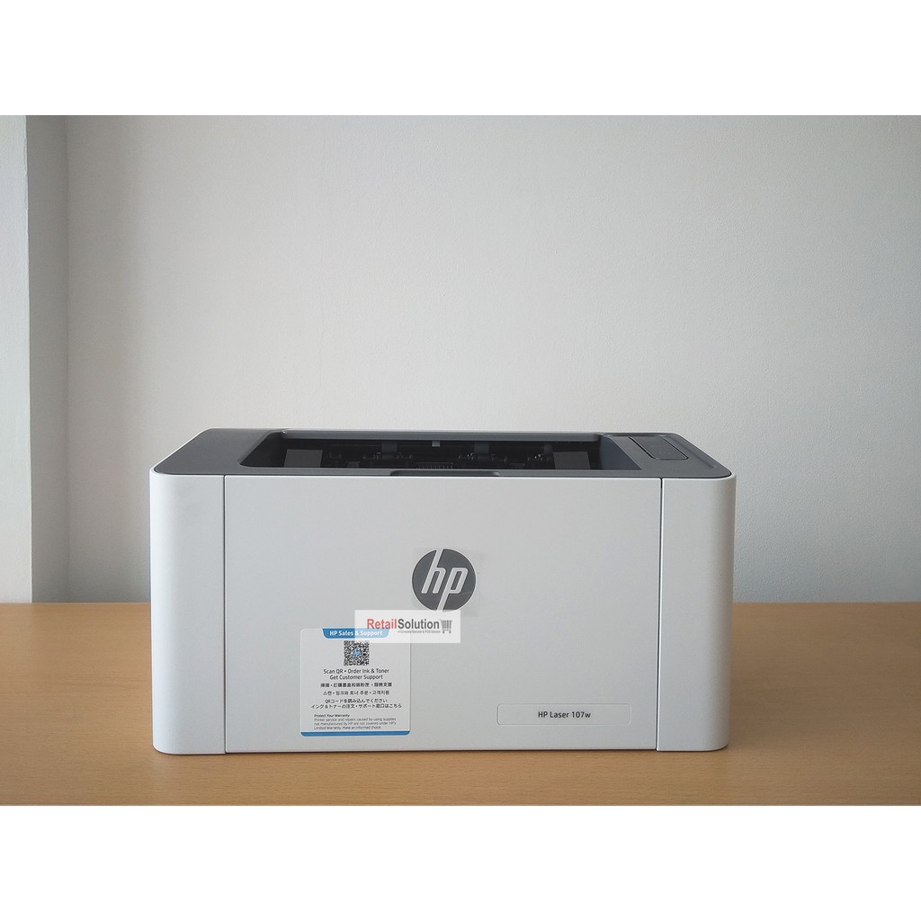 HP Laser 107W Wireless Monochrome Printer - AirPrint Mopria HP ePrint