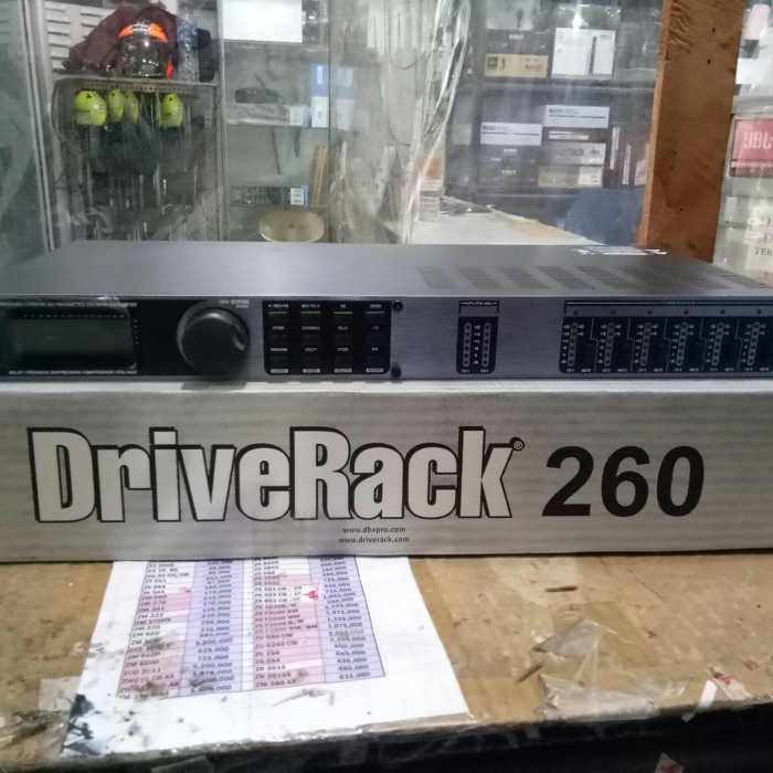 MANAGEMENT DBX 260/ DRIVERACK DBX 260/SPEAKER MANAGEMENT DBX ORIGINAL