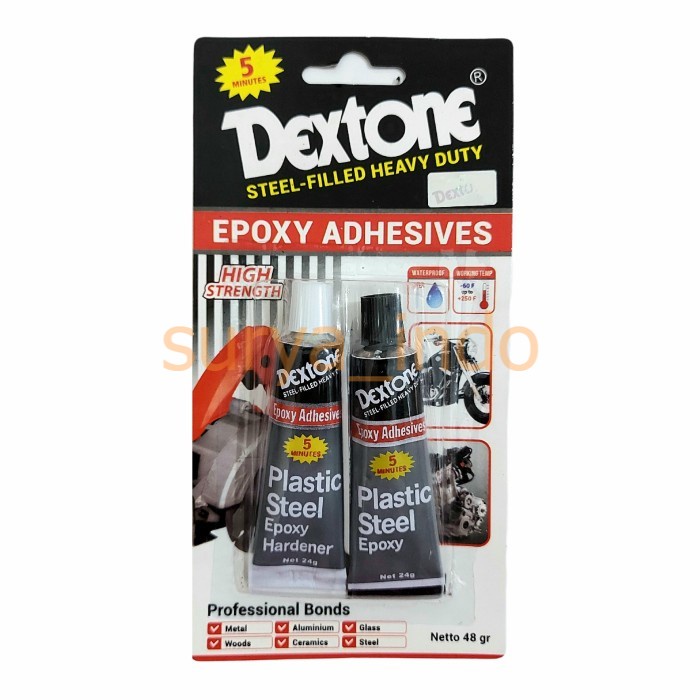 LEM BESI DEXTONE 48 GRAM EPOXY ADHESIVES HIGH QUALITY