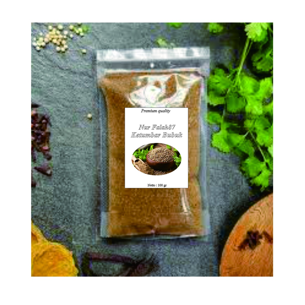 

Ketumbar Bubuk Murni 100gr Jsr rempah rempah dan bumbu dapur