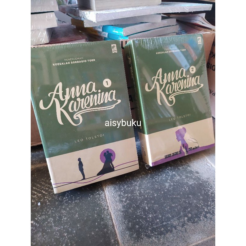 Seri sastra dunia Anna Karenina 1 dan 2 Leo Tolstoi