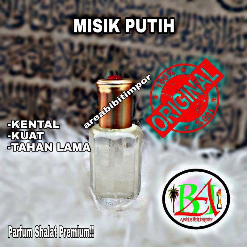 Bibit minyak wangi misik putih murni