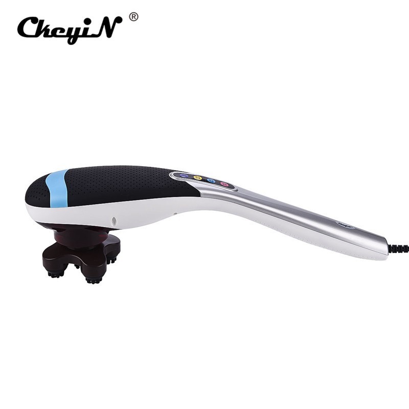 

CkeyiN Electric Body Massager Hammer for Neck Shoulder Back Legs with 6 Heads
