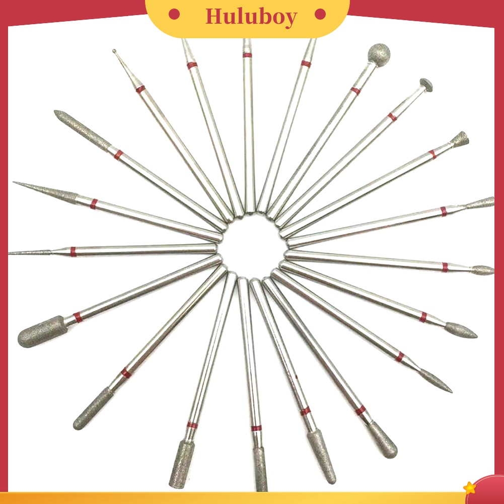 Huluboy Huluboy♡ Mata Bor Bahan Tungsten Steel Untuk Manicure / Pedicure
