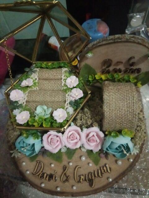 Set Jewelry Ringbox Rustic