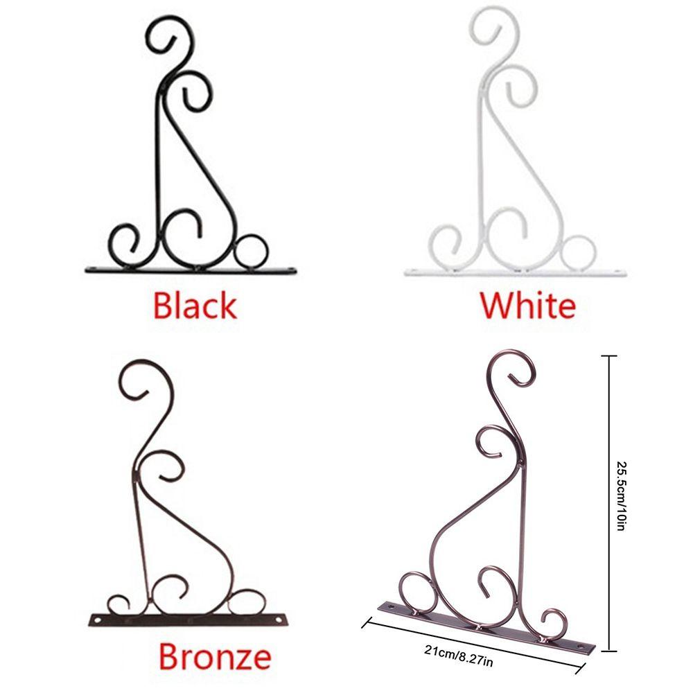 [Elegan] Keranjang Bracket Balkon Taman Tempel Dinding Holder Kait Pot Bunga